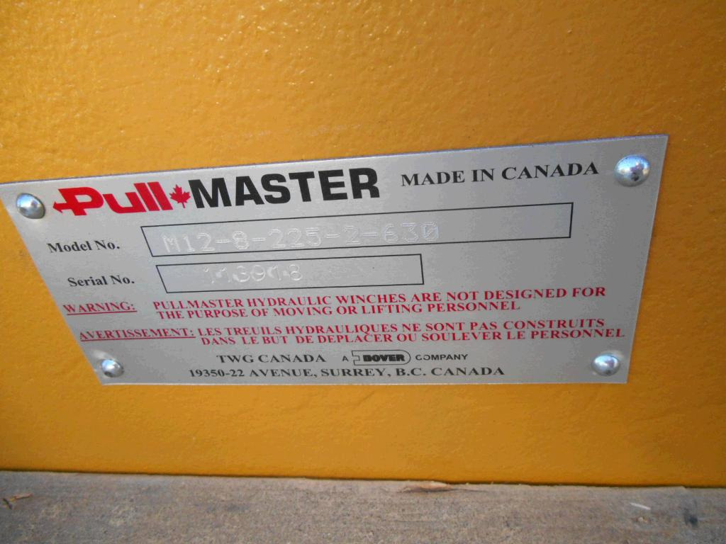Pullmaster M12-8-225-2-630 - 2945778 - Naviják pre Stavebné stroje: obrázok 3 Pullmaster M12-8-225-2-630 - 2945778 - Naviják pre Stavebné stroje: obrázok 3