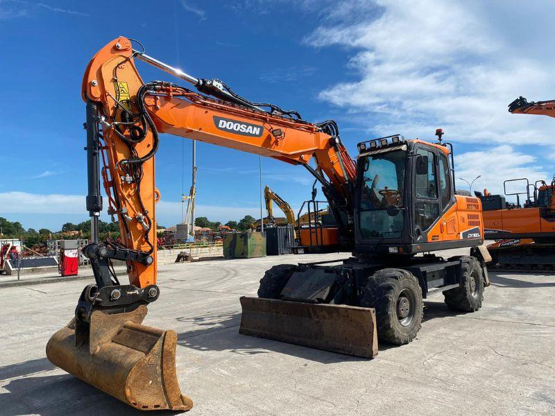 Doosan DX160W - Kolesové rýpadlo: obrázok 1 Doosan DX160W - Kolesové rýpadlo: obrázok 1