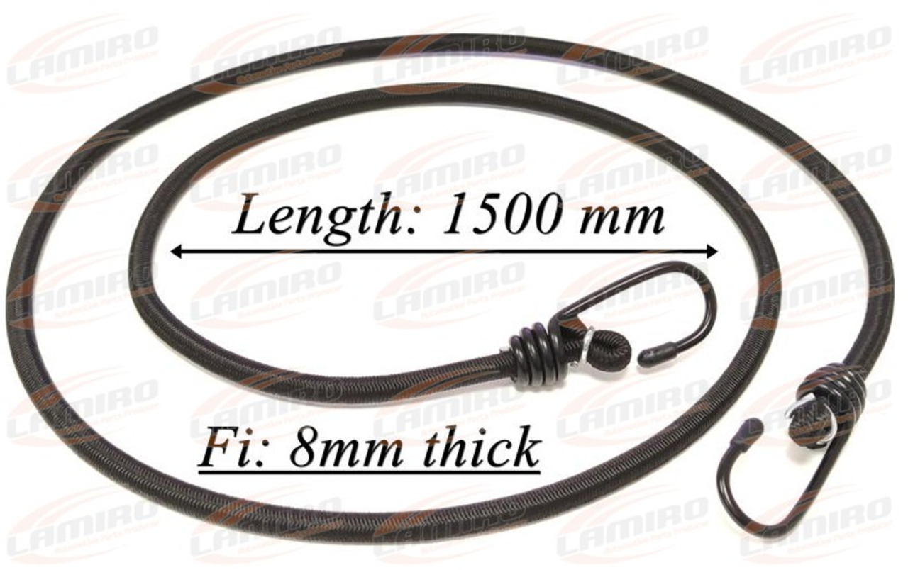 Nový Náhradný diel pre Nákladné auto EXPANDOR Fi 8 RUBBER CABLE TENSION 1.5M EXPANDOR Fi 8 RUBBER CABLE TENSION 1.5M: obrázok 1