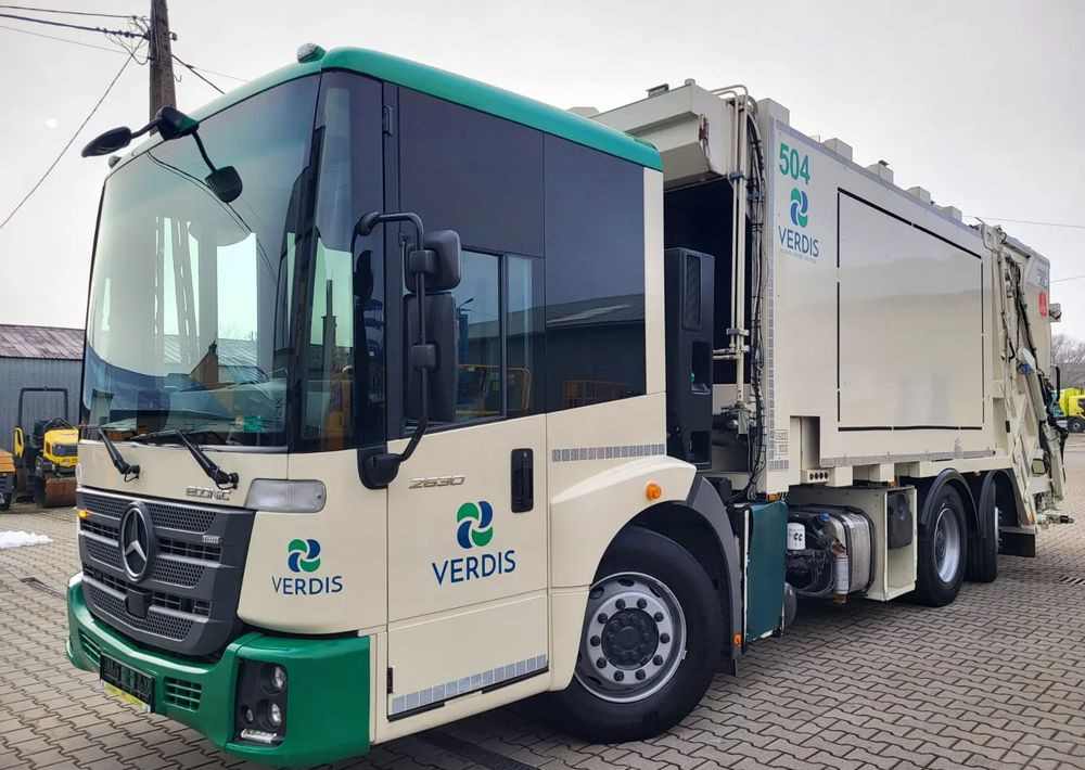 Mercedes-Benz Econic 2630 dwukomorowa - Auto na odvoz odpadu: obrázok 1 Mercedes-Benz Econic 2630 dwukomorowa - Auto na odvoz odpadu: obrázok 1