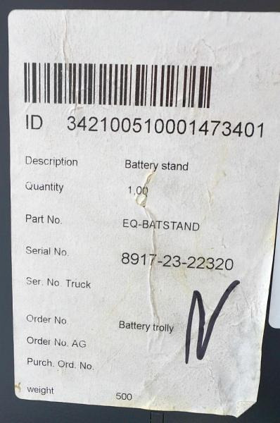 Linde Battery trolly - Akumulátor: obrázok 5 Linde Battery trolly - Akumulátor: obrázok 5
