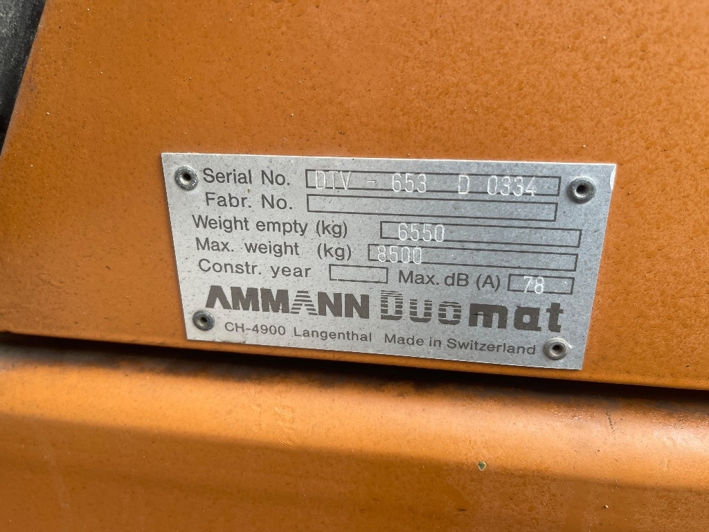 Ammann DTV 653 D - Cestný valec: obrázok 4 Ammann DTV 653 D - Cestný valec: obrázok 4