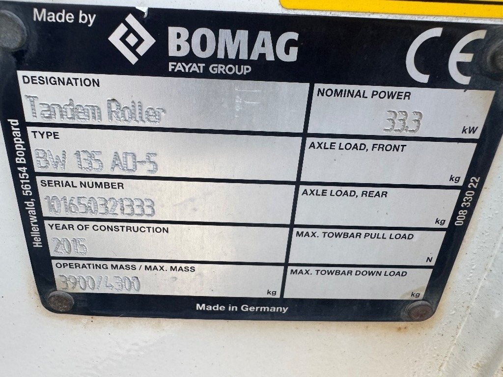 Bomag BW 125 AD-5 - Cestný valec: obrázok 5 Bomag BW 125 AD-5 - Cestný valec: obrázok 5