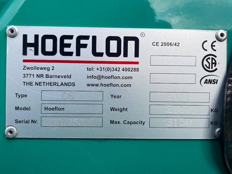 Hoeflon C 6 E SOLD - Mini žeriav: obrázok 3 Hoeflon C 6 E SOLD - Mini žeriav: obrázok 3