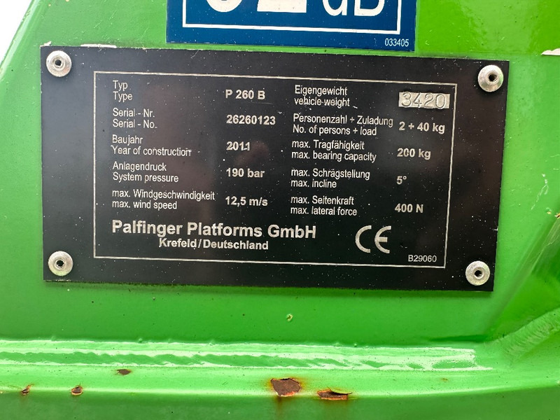 Palfinger P 260 B op Nissan Cabstar - Automobilová plošina: obrázok 4 Palfinger P 260 B op Nissan Cabstar - Automobilová plošina: obrázok 4