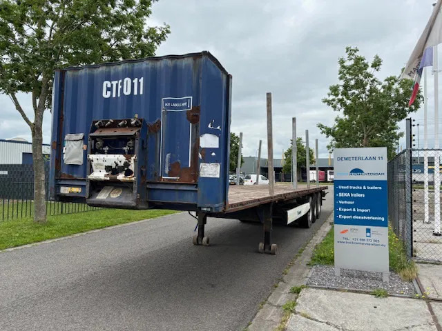 Krone SD Flatbed met rongen 41 ton standard chassis - Plošinový/ Valníkový náves: obrázok 1 Krone SD Flatbed met rongen 41 ton standard chassis - Plošinový/ Valníkový náves: obrázok 1
