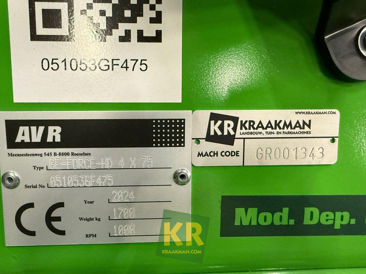 AVR GE Force - Stroj na obrábanie pôdy: obrázok 5 AVR GE Force - Stroj na obrábanie pôdy: obrázok 5