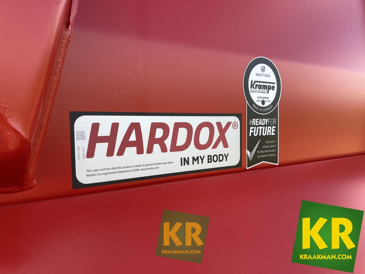 Krampe HD550  - Poľnohospodársky sklápěcí príves: obrázok 4 Krampe HD550  - Poľnohospodársky sklápěcí príves: obrázok 4