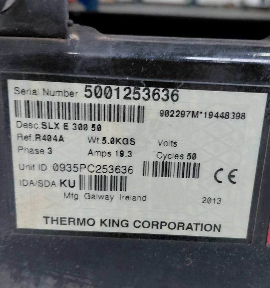 Thermo King SLX300 S/N : 5001253636 - Chladiaca jednotka: obrázok 2 Thermo King SLX300 S/N : 5001253636 - Chladiaca jednotka: obrázok 2