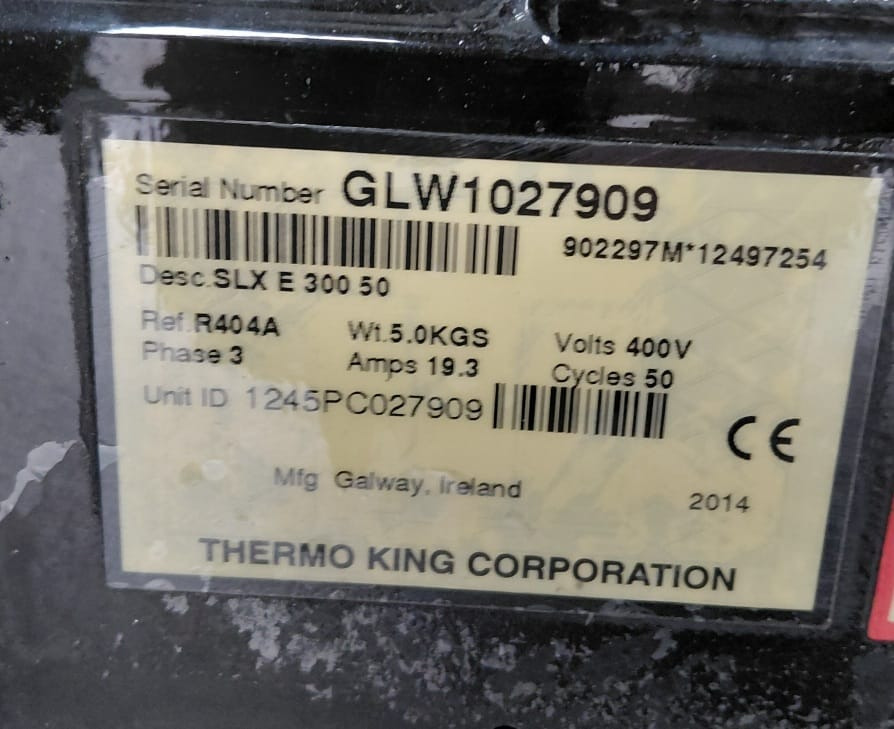 Thermo King SLX300e S/N : GLW1027909 - Chladiaca jednotka: obrázok 2 Thermo King SLX300e S/N : GLW1027909 - Chladiaca jednotka: obrázok 2