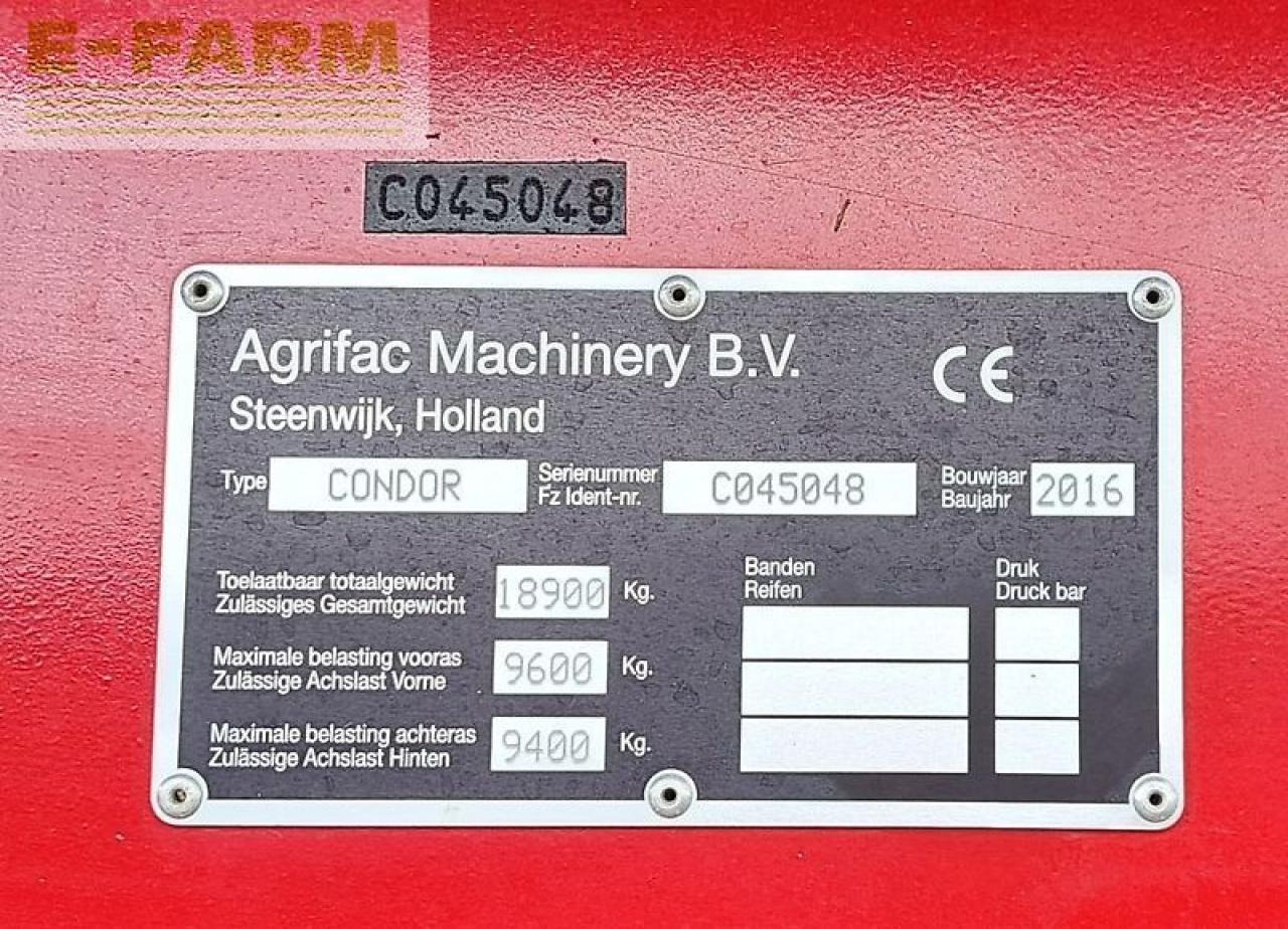 Ťahaný postrekovač Agrifac condor iv: obrázok 21