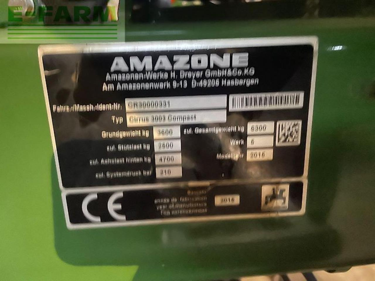 Amazone cirrus 3003 compact - Univerzálny sejací stroj: obrázok 4 Amazone cirrus 3003 compact - Univerzálny sejací stroj: obrázok 4