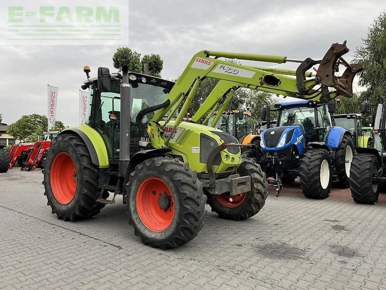 CLAAS arion 420 cis + claas fl100 - Traktor: obrázok 4 CLAAS arion 420 cis + claas fl100 - Traktor: obrázok 4