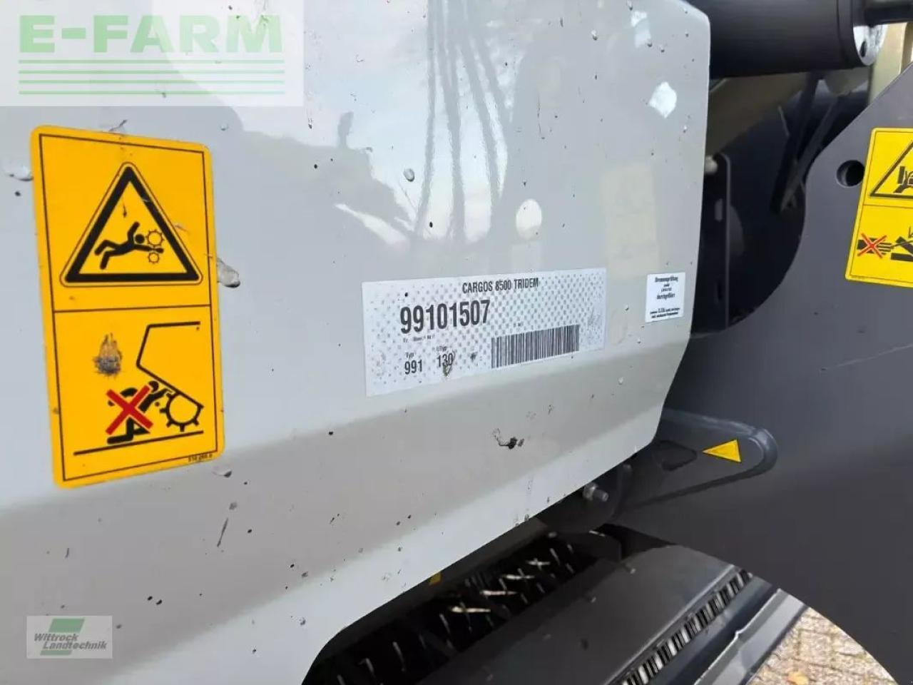 Poľnohospodársky sklápěcí príves CLAAS cargos 8500 tridem: obrázok 8