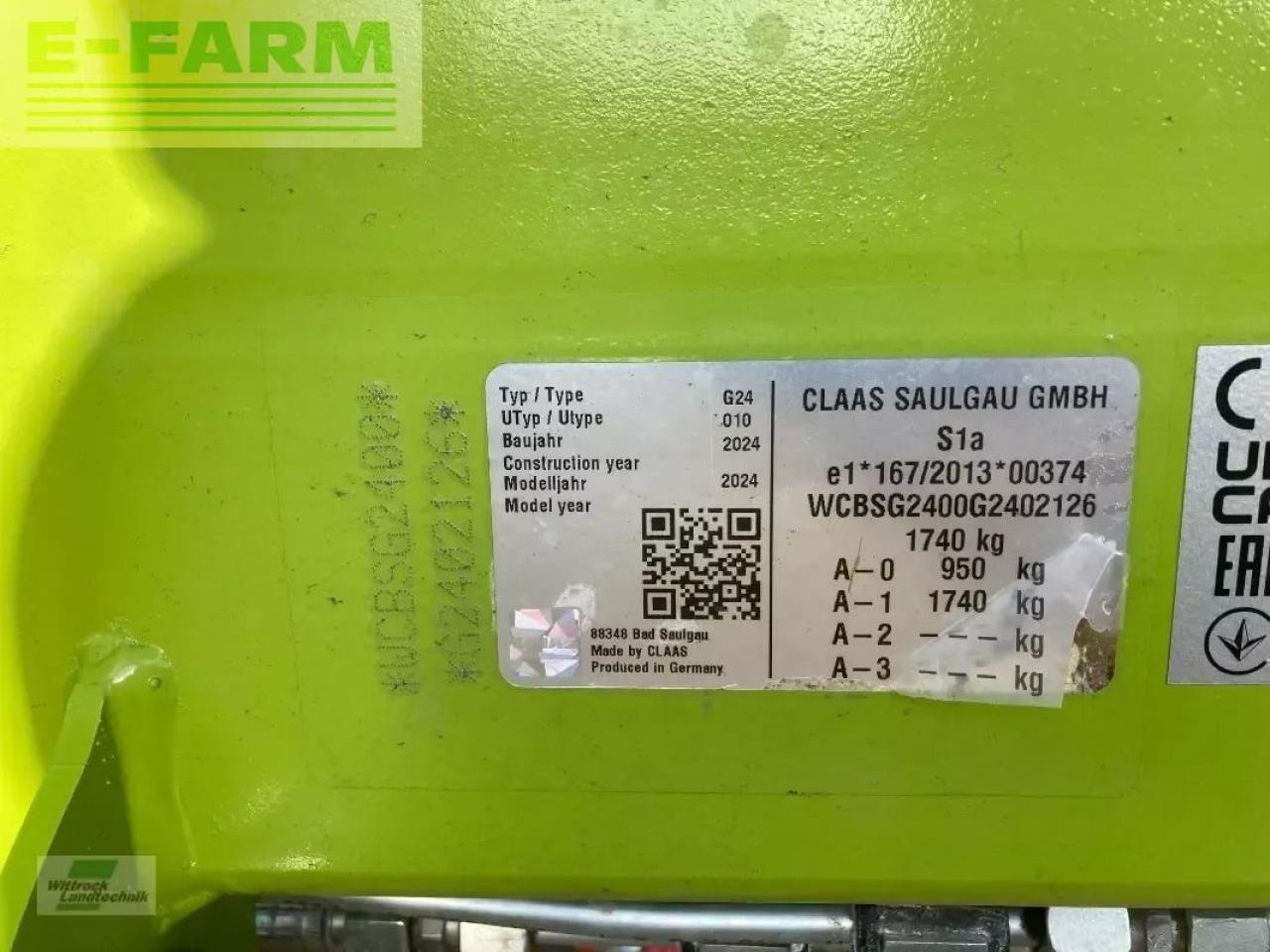 CLAAS liner 2800 trend - Obracač sena: obrázok 4 CLAAS liner 2800 trend - Obracač sena: obrázok 4