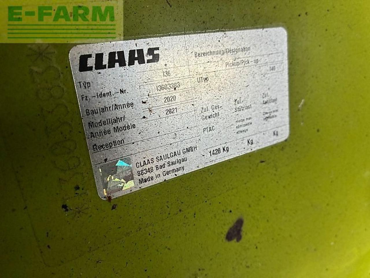 CLAAS pick up 300 profi contour - Příslušenstvo pro řezačky: obrázok 3 CLAAS pick up 300 profi contour - Příslušenstvo pro řezačky: obrázok 3
