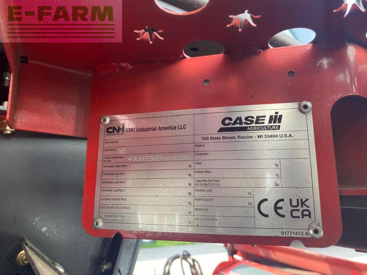 Case-IH axial flow 7150 - Obilný kombajn: obrázok 5 Case-IH axial flow 7150 - Obilný kombajn: obrázok 5