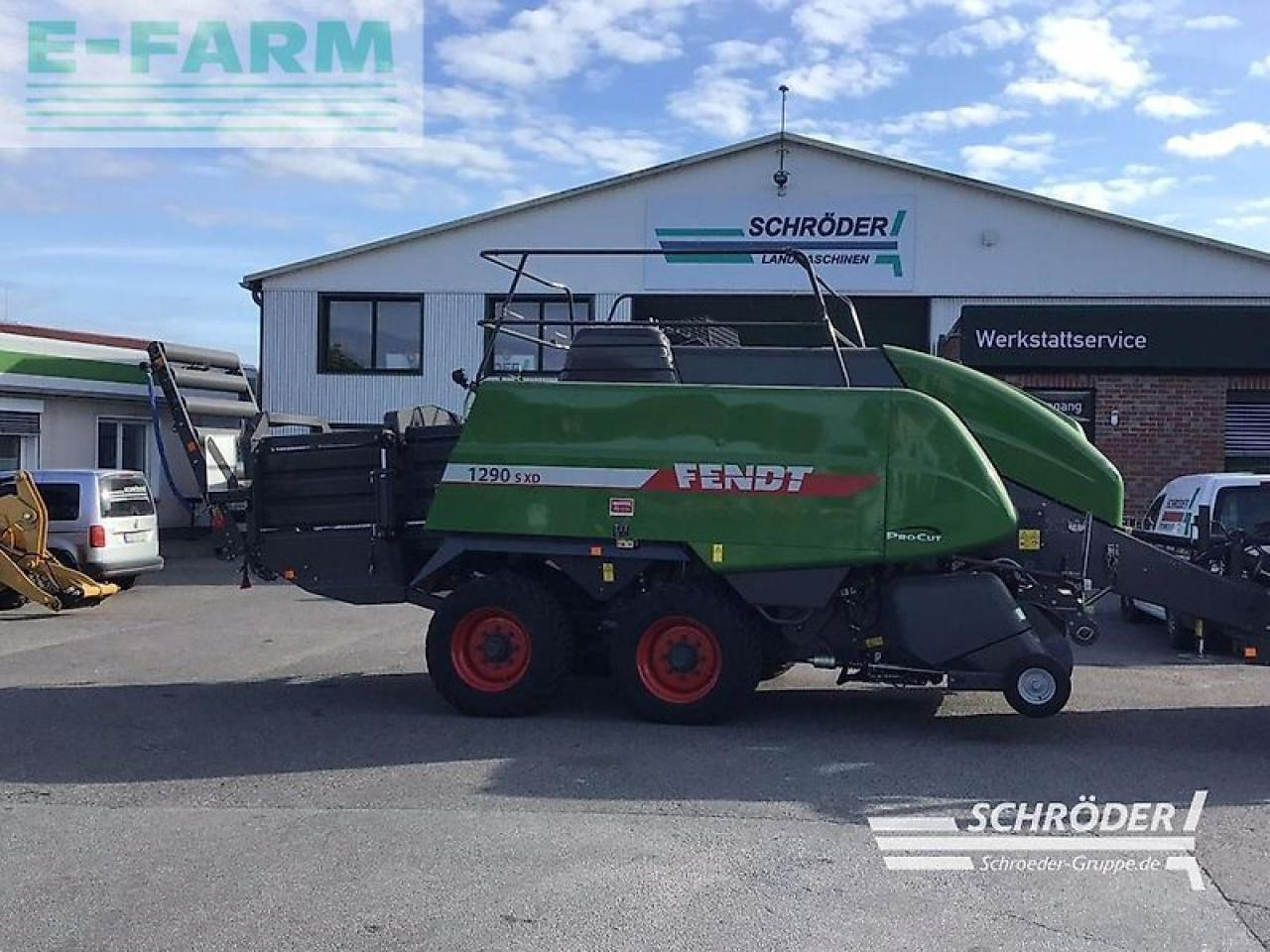 Fendt 1290 xd - nur 4000 ballen ! - Lis na hranaté balíky: obrázok 2 Fendt 1290 xd - nur 4000 ballen ! - Lis na hranaté balíky: obrázok 2