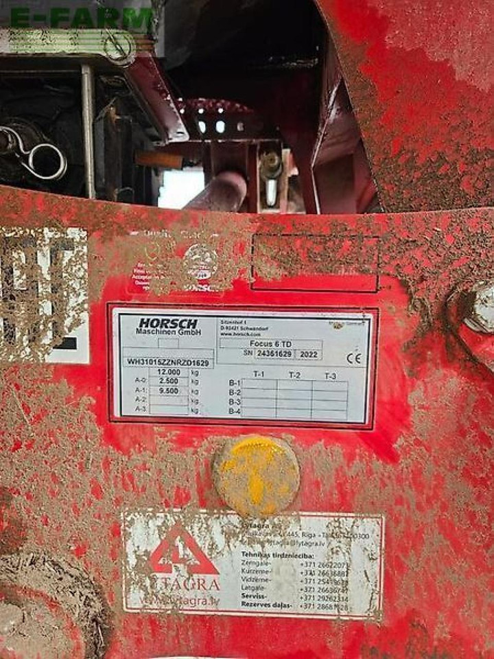 Horsch focus 6 td - Univerzálny sejací stroj: obrázok 5 Horsch focus 6 td - Univerzálny sejací stroj: obrázok 5