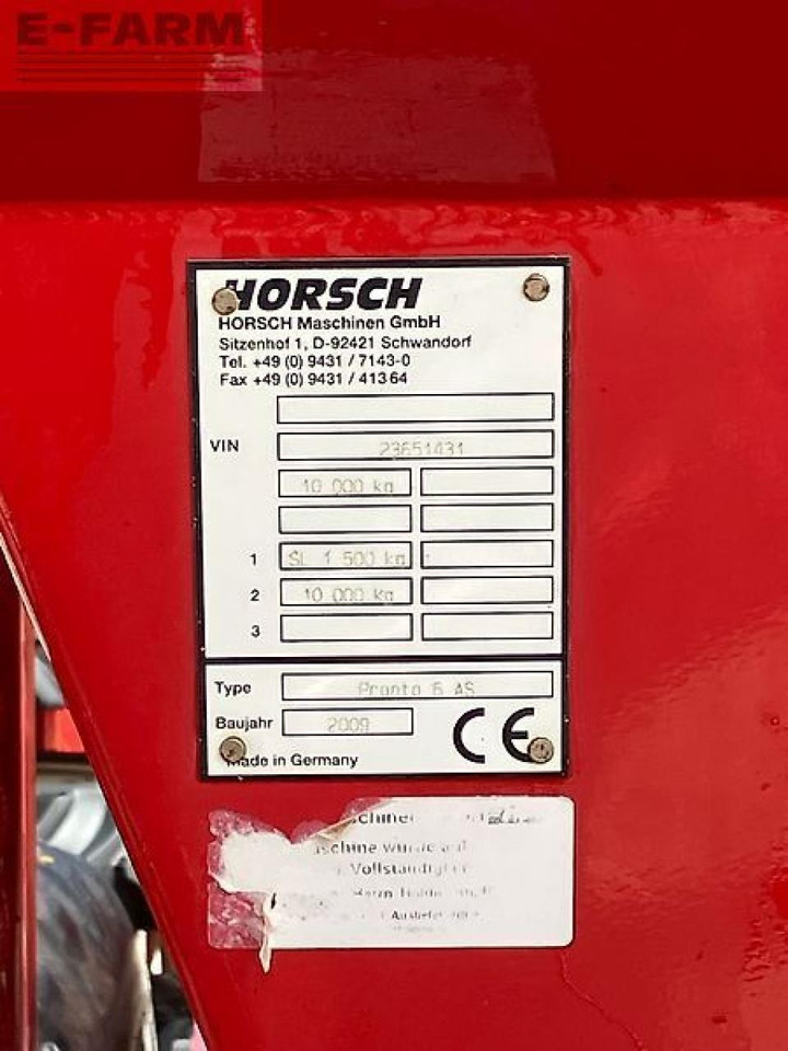 Horsch pronto 6 as *mit saatflusskontrolle* - Univerzálny sejací stroj: obrázok 2 Horsch pronto 6 as *mit saatflusskontrolle* - Univerzálny sejací stroj: obrázok 2