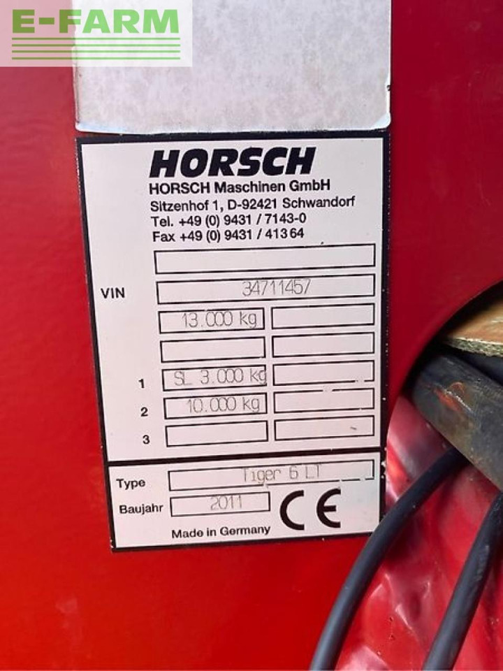 Horsch tiger 6 lt - Kultivátor: obrázok 3 Horsch tiger 6 lt - Kultivátor: obrázok 3