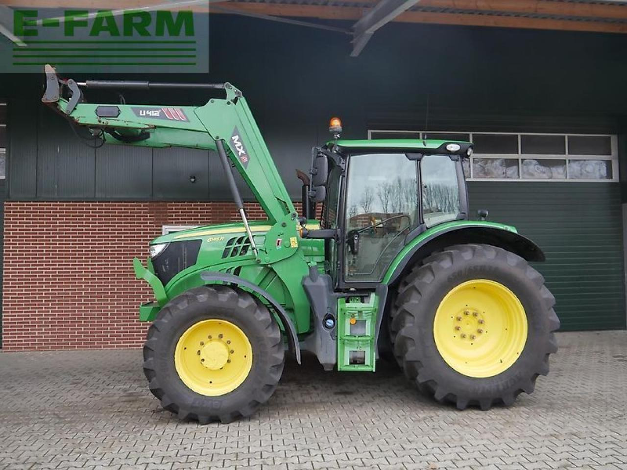 John Deere 6145r autoquad+ frontlader - Traktor: obrázok 4 John Deere 6145r autoquad+ frontlader - Traktor: obrázok 4