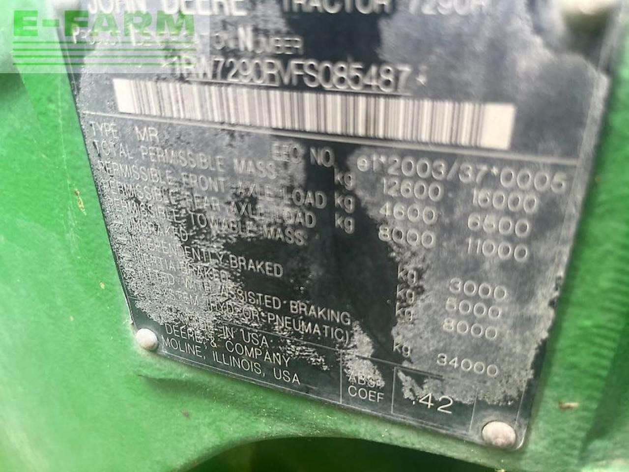 John Deere 7290r - Traktor: obrázok 1 John Deere 7290r - Traktor: obrázok 1