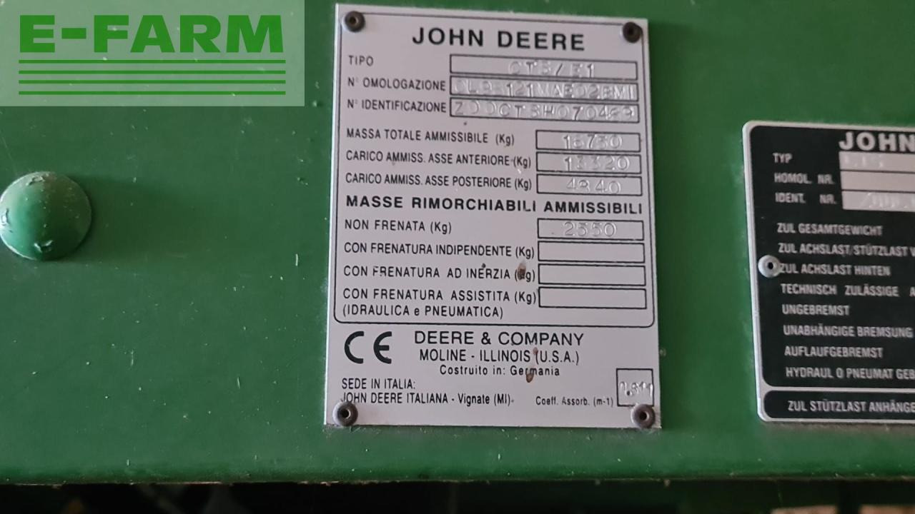 Obilný kombajn John Deere CTS: obrázok 23 Obilný kombajn John Deere CTS: obrázok 23