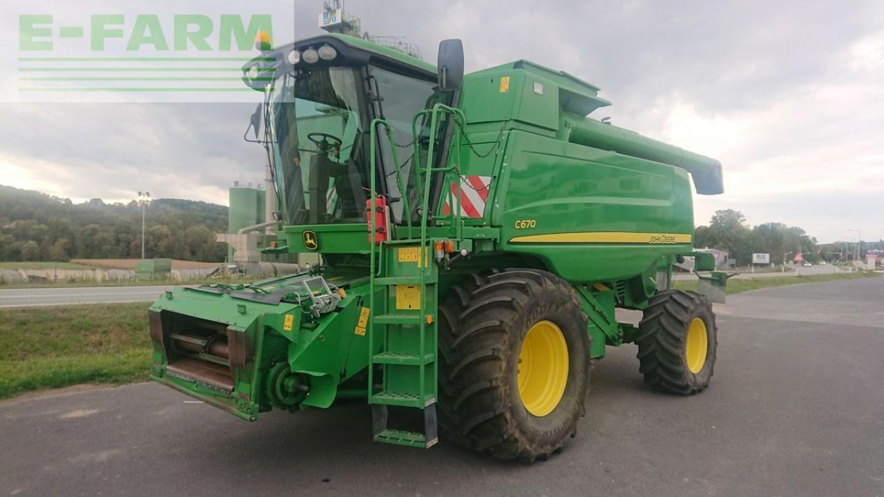 John Deere c670 + geringhoff vs610 - Obilný kombajn: obrázok 1 John Deere c670 + geringhoff vs610 - Obilný kombajn: obrázok 1