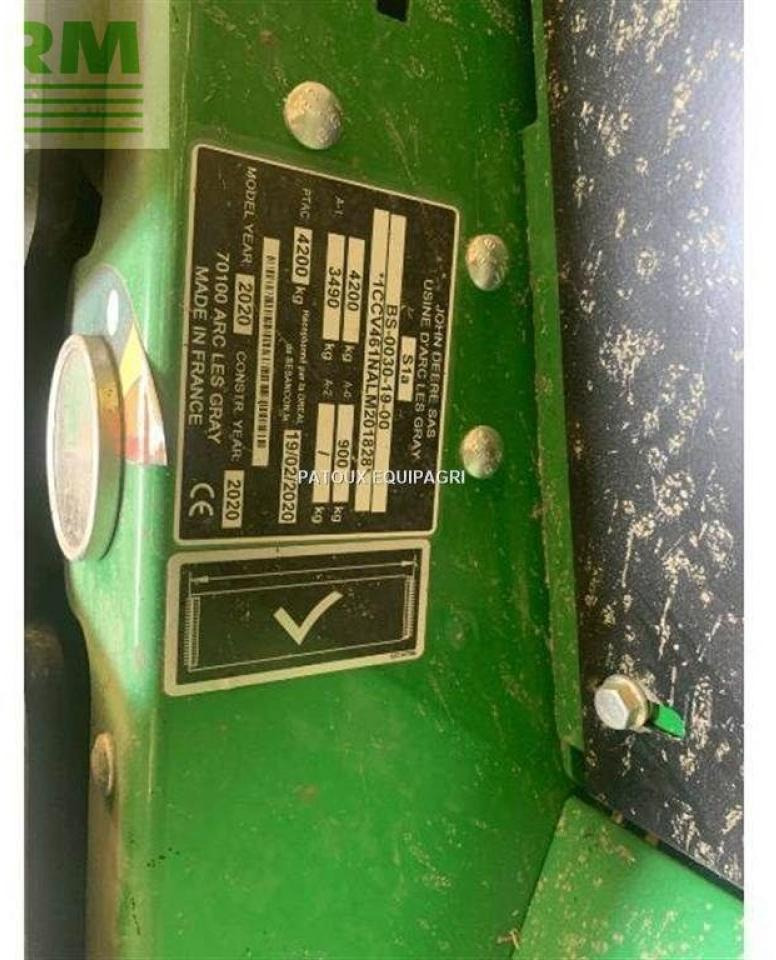 John Deere v461m - Lis na hranaté balíky: obrázok 3 John Deere v461m - Lis na hranaté balíky: obrázok 3