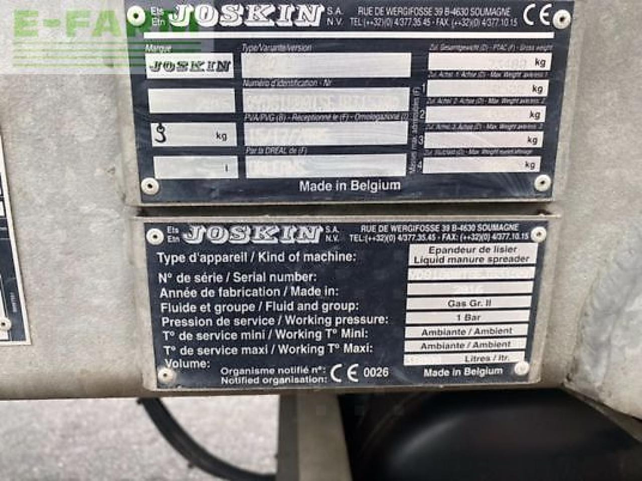 Technika pro aplikaci hnoja Joskin komfort 2: obrázok 8 Technika pro aplikaci hnoja Joskin komfort 2: obrázok 8