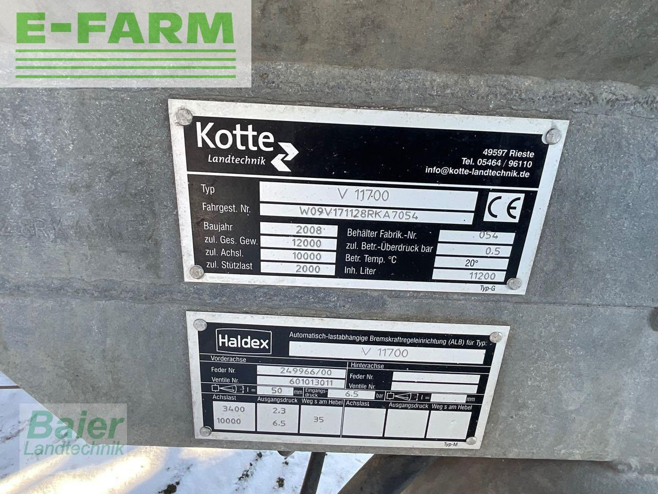 Kotte v 11700 - Traktor: obrázok 4 Kotte v 11700 - Traktor: obrázok 4