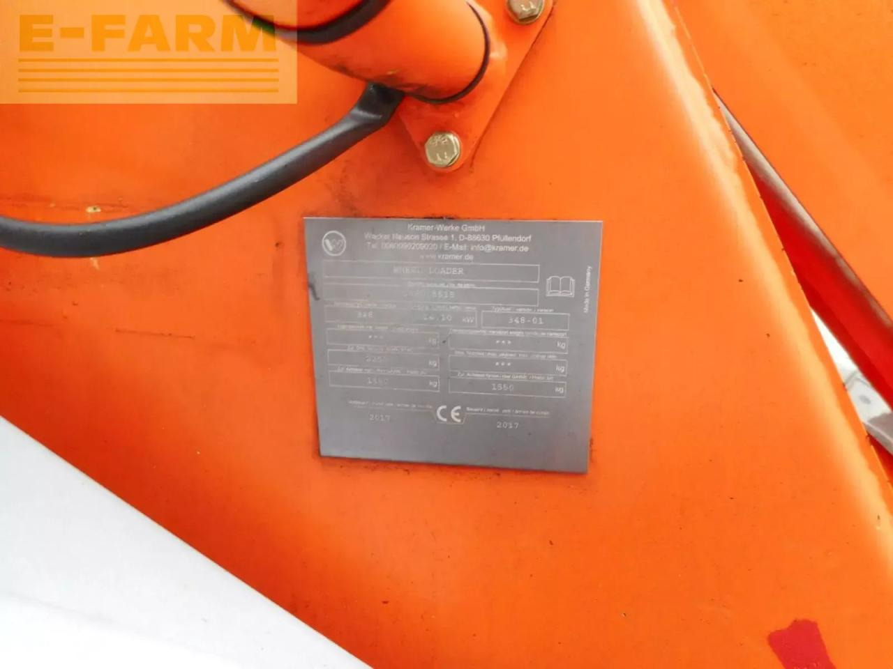 Kramer 348-01 / 5035 ( 2.250 kg ) mit schaufel und gabe - Kolesový nakladač: obrázok 5 Kramer 348-01 / 5035 ( 2.250 kg ) mit schaufel und gabe - Kolesový nakladač: obrázok 5