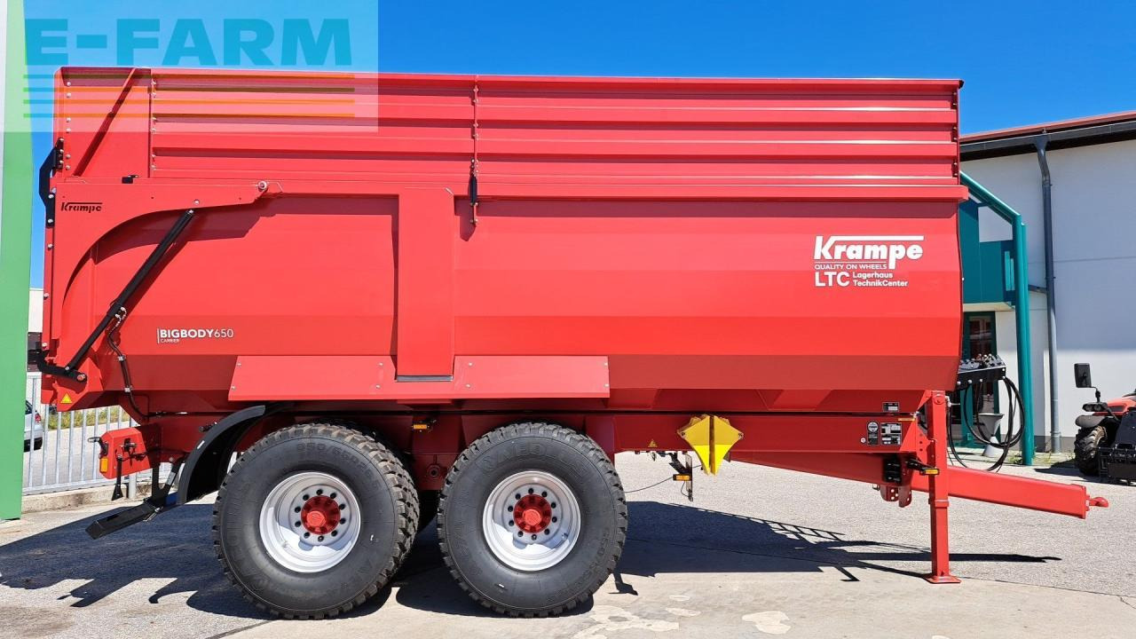Krampe Big Body 650 Carrier - Poľnohospodársky sklápěcí príves: obrázok 5 Krampe Big Body 650 Carrier - Poľnohospodársky sklápěcí príves: obrázok 5