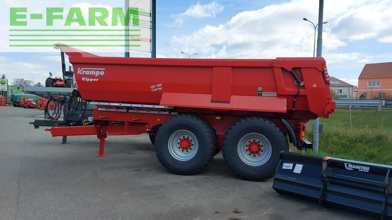 Krampe HD 550 Carrier / HP 20 - Poľnohospodársky sklápěcí príves: obrázok 2 Krampe HD 550 Carrier / HP 20 - Poľnohospodársky sklápěcí príves: obrázok 2