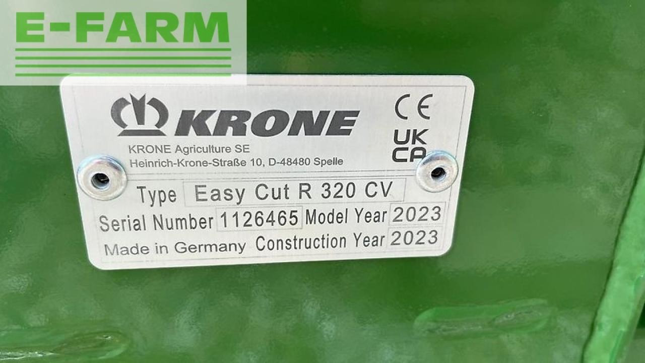 Krone easycut r 320 cv - Kosačka: obrázok 5 Krone easycut r 320 cv - Kosačka: obrázok 5