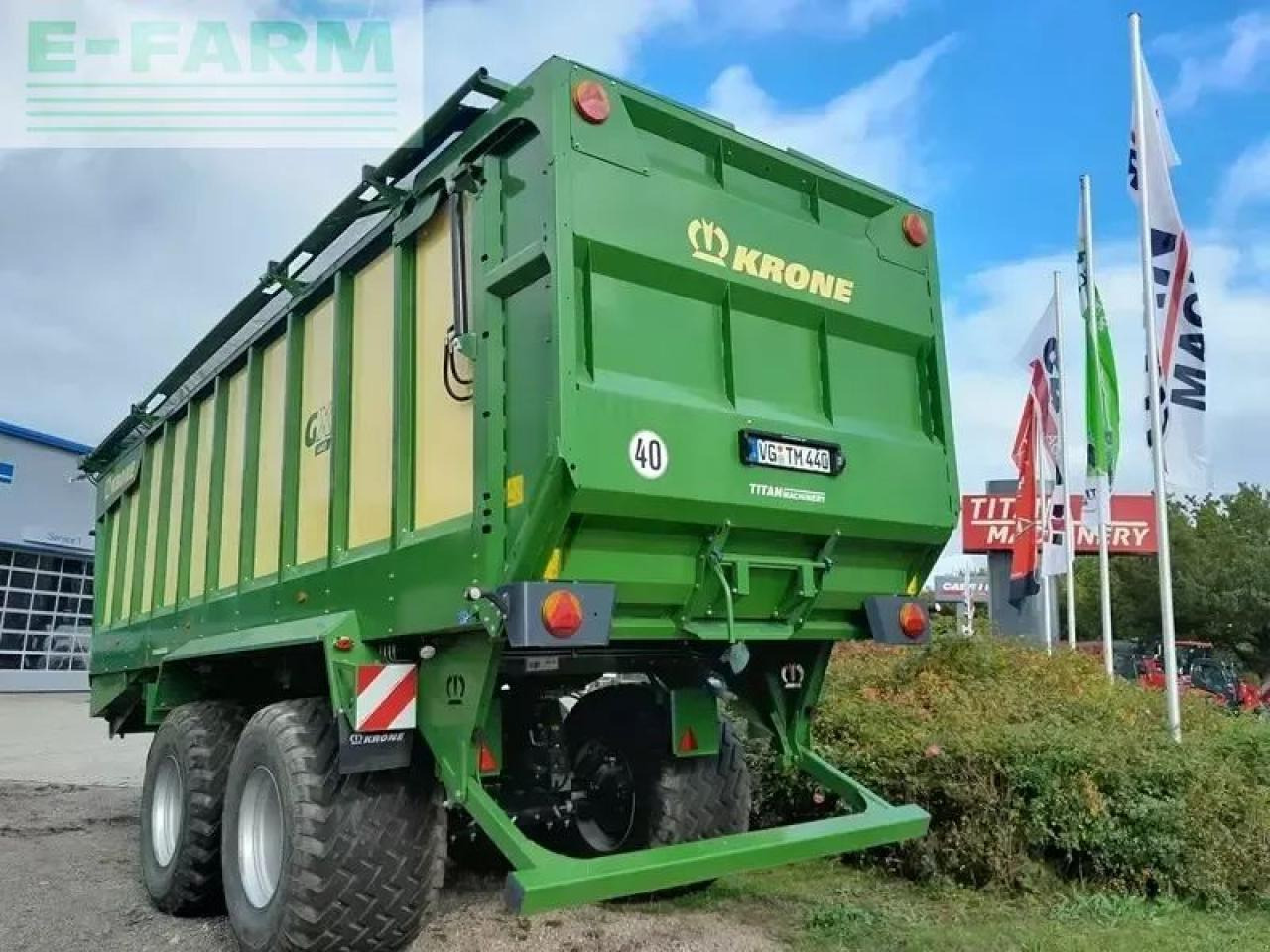 Krone gx 440 - Poľnohospodársky sklápěcí príves: obrázok 4 Krone gx 440 - Poľnohospodársky sklápěcí príves: obrázok 4
