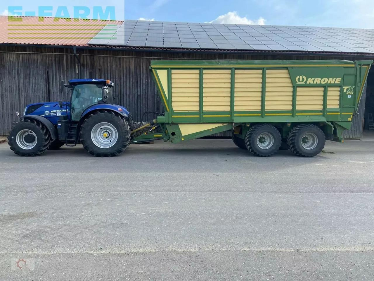 Krone tx 460 häcksel transportwagen zwangslenkung kratzboden - Poľnohospodársky sklápěcí príves: obrázok 1 Krone tx 460 häcksel transportwagen zwangslenkung kratzboden - Poľnohospodársky sklápěcí príves: obrázok 1