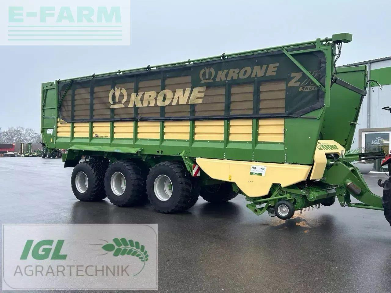 Krone zx 560 gl - Zberací voz: obrázok 2 Krone zx 560 gl - Zberací voz: obrázok 2
