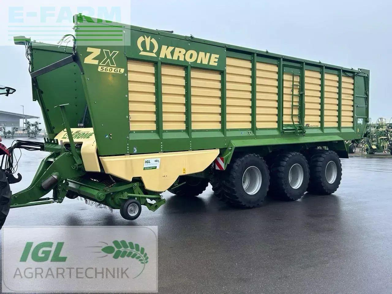 Krone zx 560 gl - Zberací voz: obrázok 1 Krone zx 560 gl - Zberací voz: obrázok 1