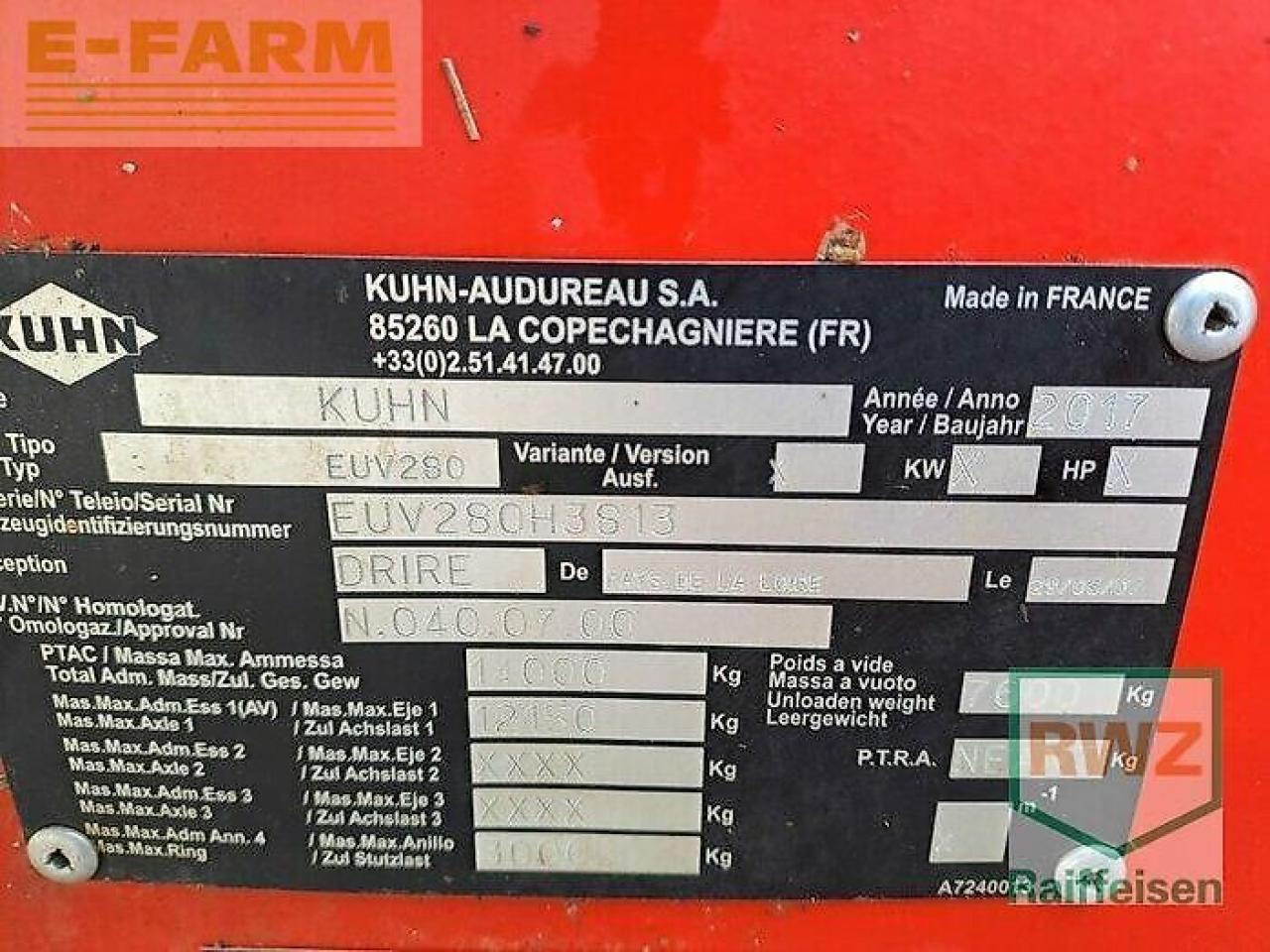 Kuhn euromix i 2280 - Stroj a zariadenia na chov hospodárskych zvierat: obrázok 4 Kuhn euromix i 2280 - Stroj a zariadenia na chov hospodárskych zvierat: obrázok 4