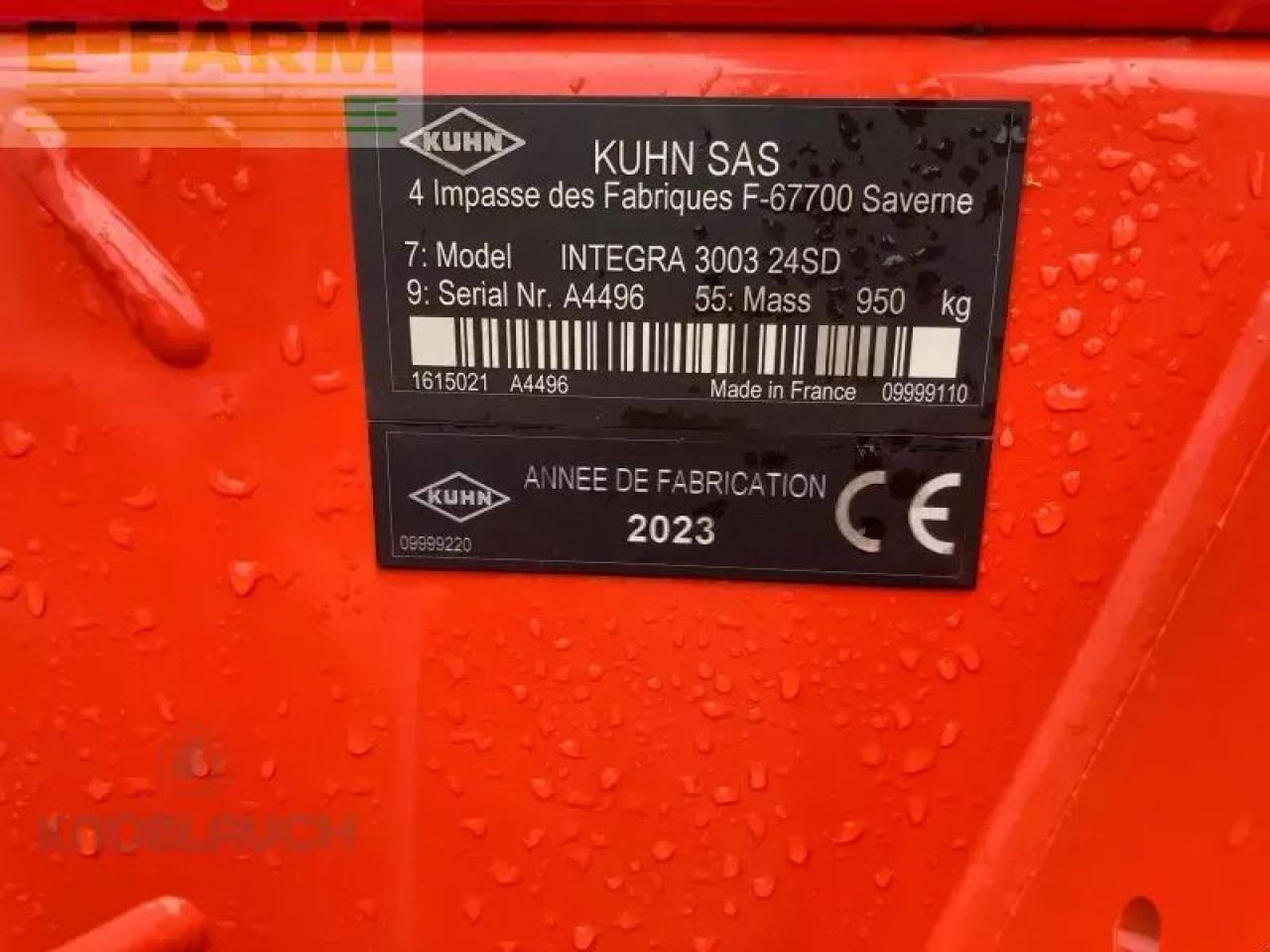 Kuhn integra 3003 - Univerzálny sejací stroj: obrázok 4 Kuhn integra 3003 - Univerzálny sejací stroj: obrázok 4