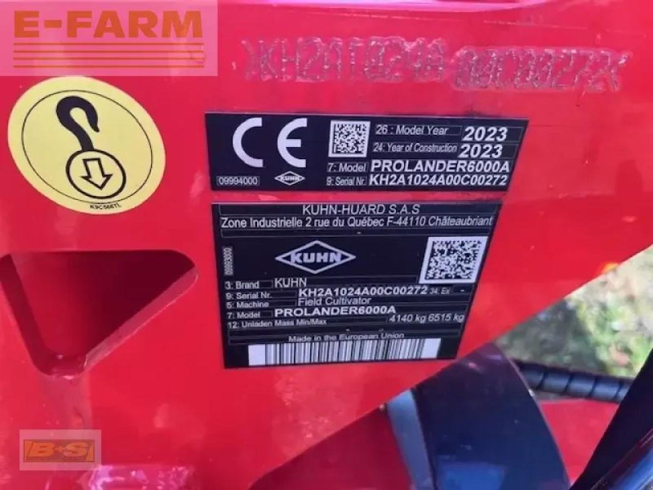 Kuhn prolander 6000 - Kultivátor: obrázok 2 Kuhn prolander 6000 - Kultivátor: obrázok 2