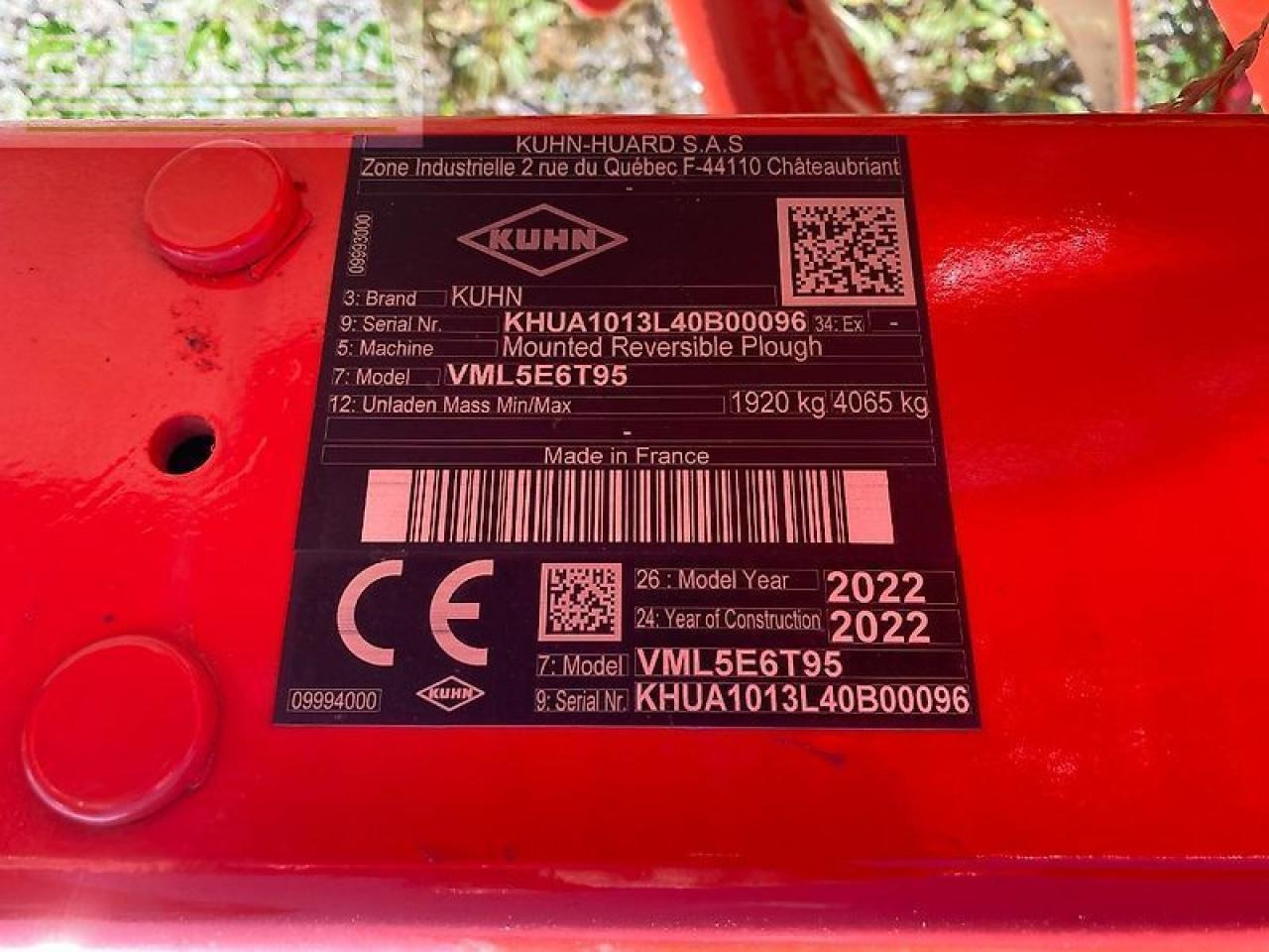 Kuhn vml5et9095lp - Pluh: obrázok 5 Kuhn vml5et9095lp - Pluh: obrázok 5