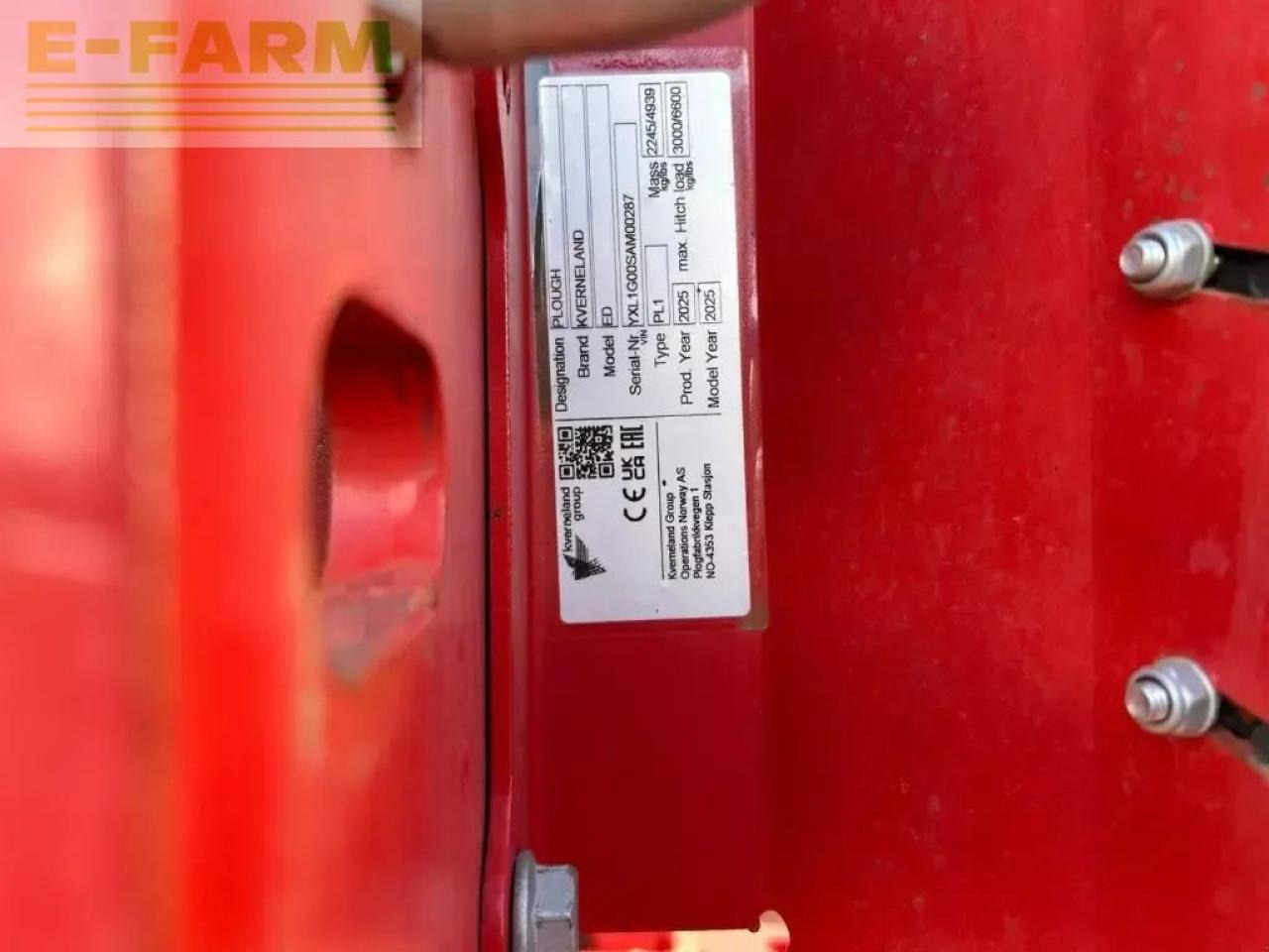 Kverneland ed-hd - Pluh: obrázok 3 Kverneland ed-hd - Pluh: obrázok 3