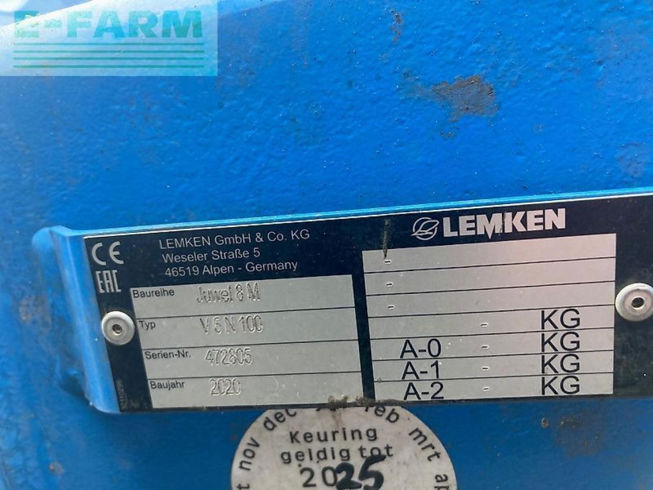 Lemken juwel 8 mv5n100+ flexpack - Pluh: obrázok 5 Lemken juwel 8 mv5n100+ flexpack - Pluh: obrázok 5