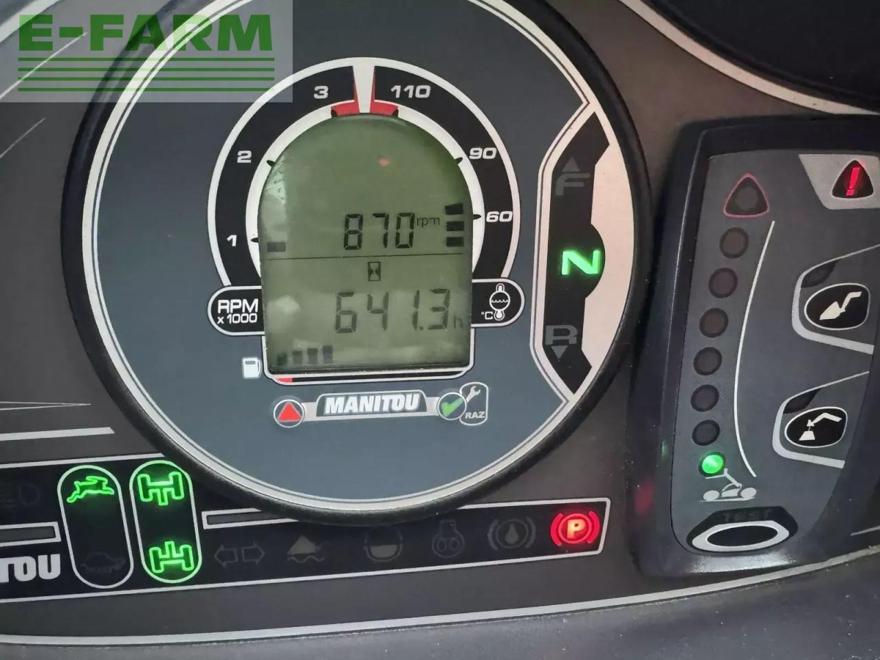 Teleskopický nakladač Manitou mt625 h: obrázok 11 Teleskopický nakladač Manitou mt625 h: obrázok 11