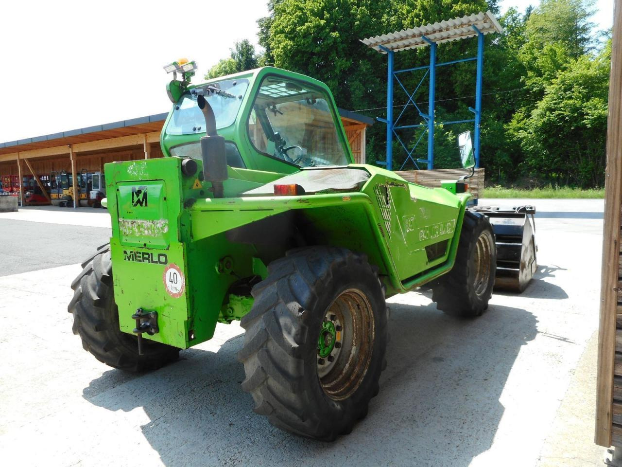 Merlo p33.7kt mit schaufel + greiferschaufel + gabel - Teleskopický nakladač: obrázok 4 Merlo p33.7kt mit schaufel + greiferschaufel + gabel - Teleskopický nakladač: obrázok 4