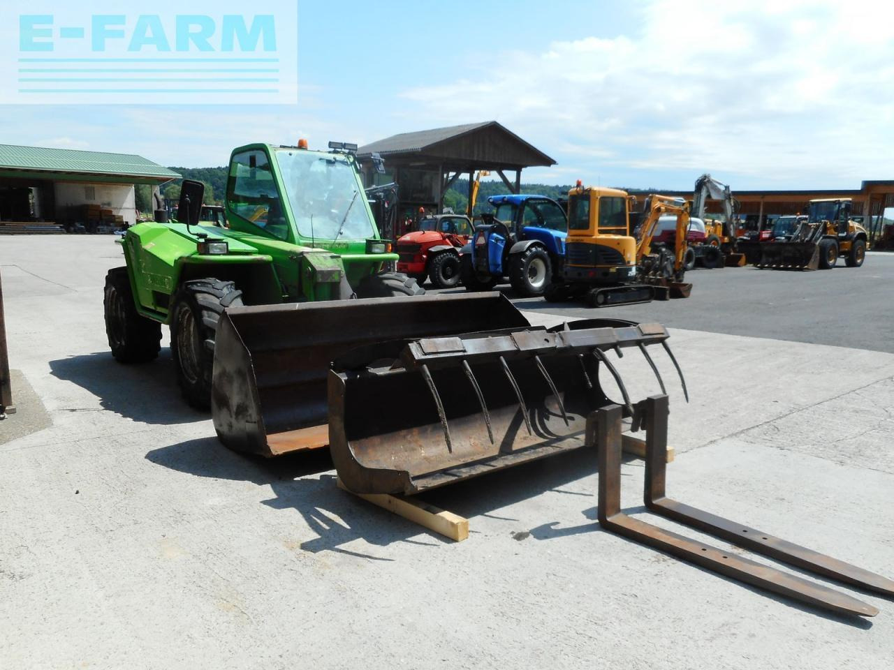 Merlo p33.7kt mit schaufel + greiferschaufel + gabel - Teleskopický nakladač: obrázok 5 Merlo p33.7kt mit schaufel + greiferschaufel + gabel - Teleskopický nakladač: obrázok 5