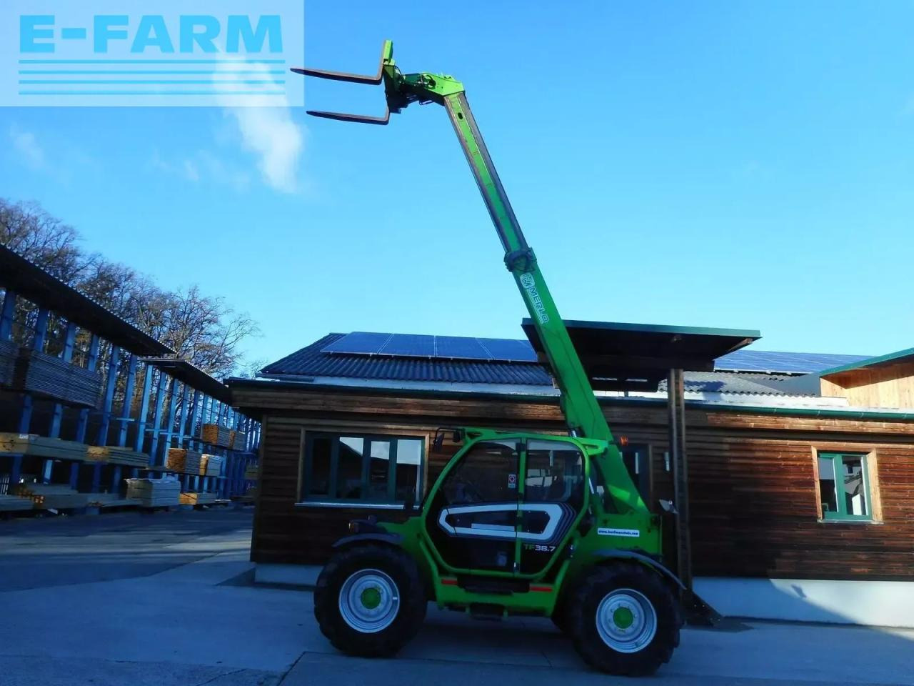 Teleskopický nakladač Merlo tf38.7-120 40km/h ( 3,8t - 7m ): obrázok 18 Teleskopický nakladač Merlo tf38.7-120 40km/h ( 3,8t - 7m ): obrázok 18